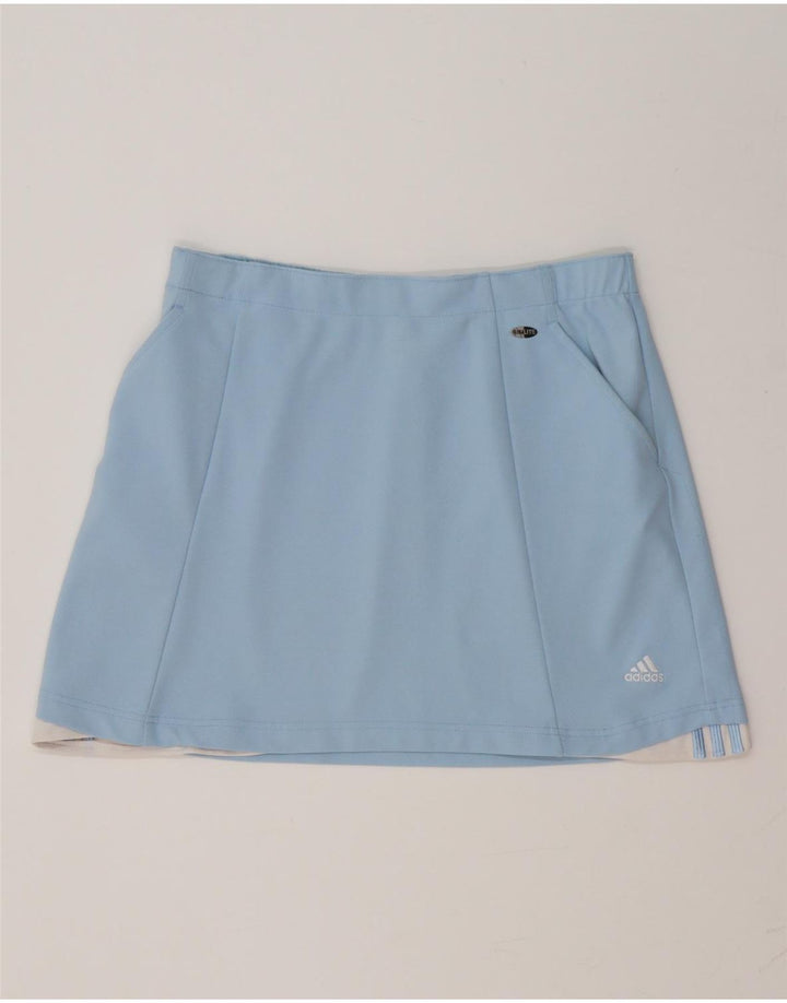 Adidas Dame Climalite tennisnederdel UK 16 Large Blue Polyester