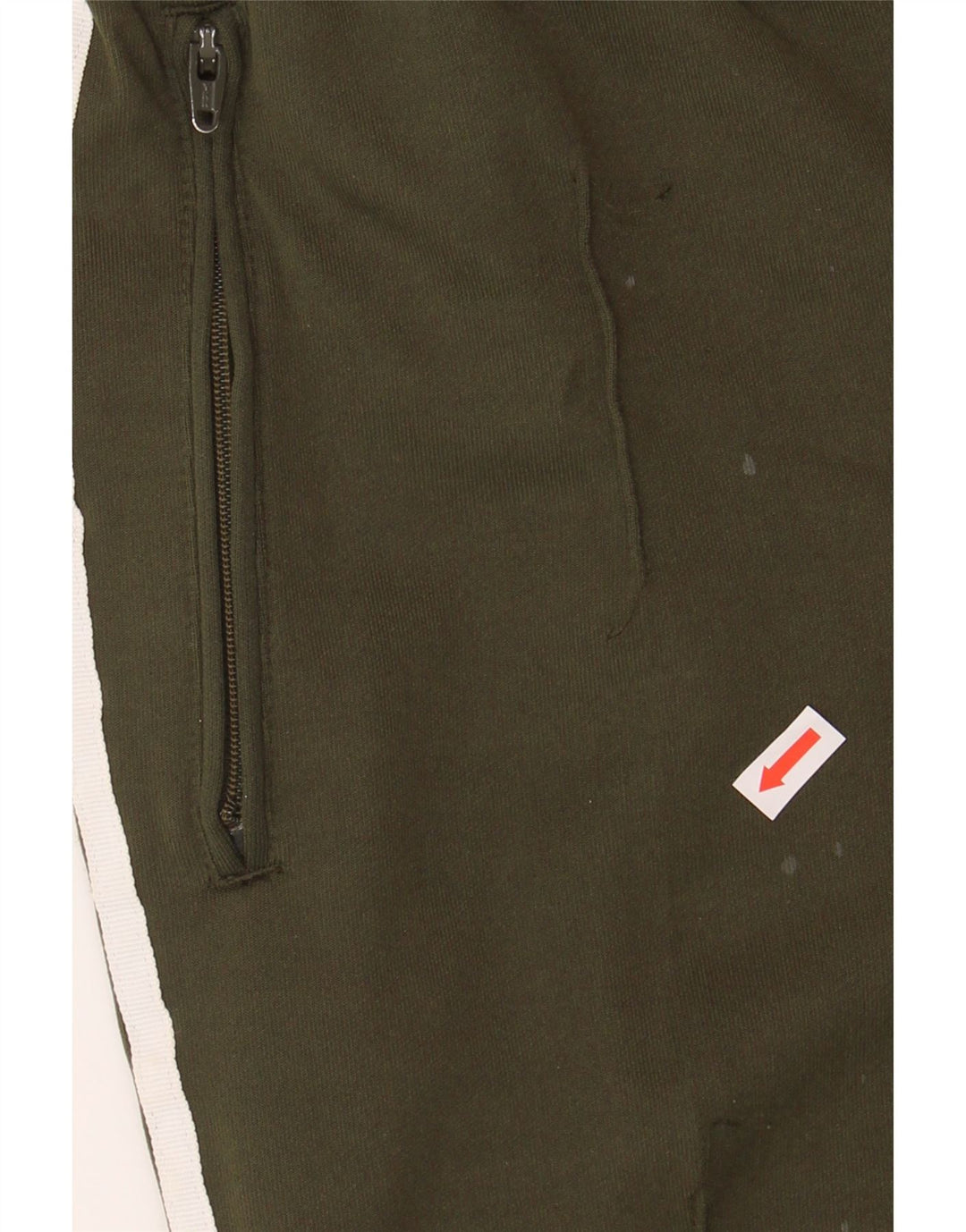 ADIDAS Womens Tracksuit Trousers UK 10 Small Khaki Polyester Vintage Adidas and Second-Hand Adidas from Messina Hembry 