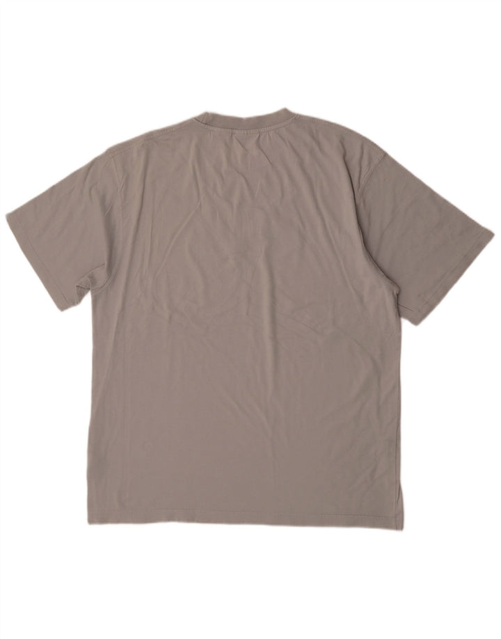 FILA Herre Grafisk T-Shirt Top XL Grå Bomuld