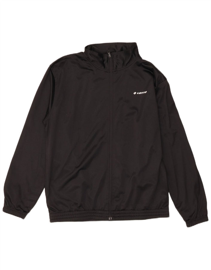 Lotto Træningsdragt til mænd Topjakke XL Sort Polyester