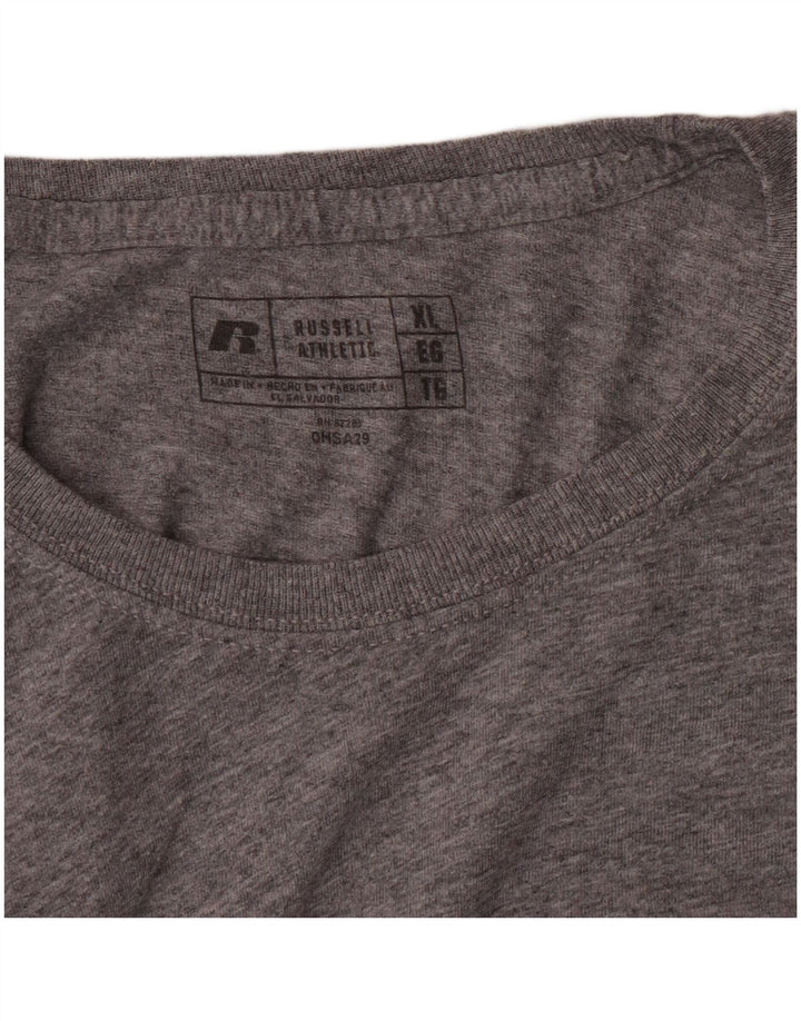 Russell Athletic Boys T-Shirt Top 14-15 år XL Grå