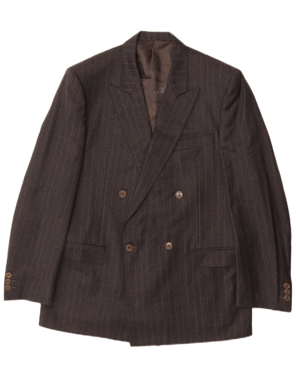 Pierre Cardin Herre dobbeltradet 2-delt jakkesæt UK 40 Large Grey Classic