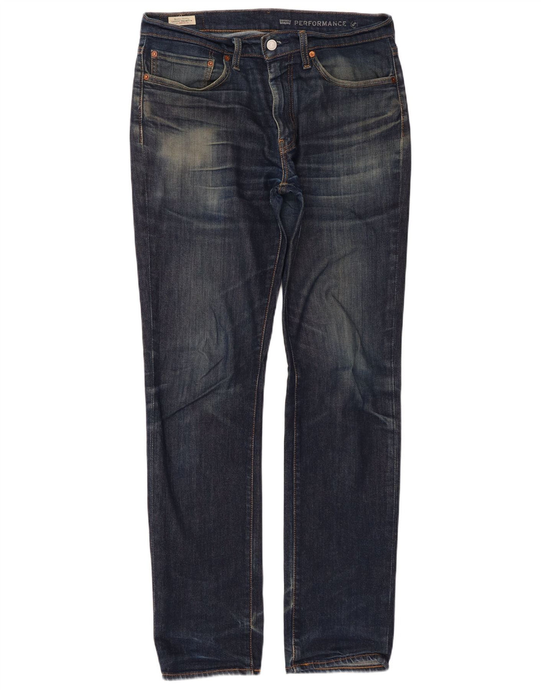 Levi's Herre 511 Slim Jeans W34 L34 Blå Bomuld