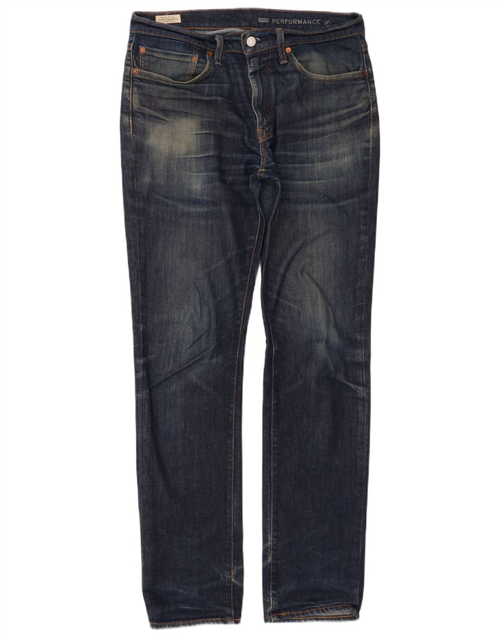 Levi's Herre 511 Slim Jeans W34 L34 Blå Bomuld