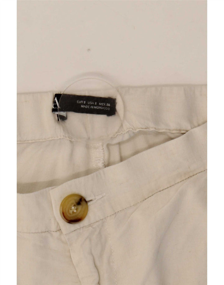 Zara Joggers Cargo Bukser Små W26 L27 Hvide