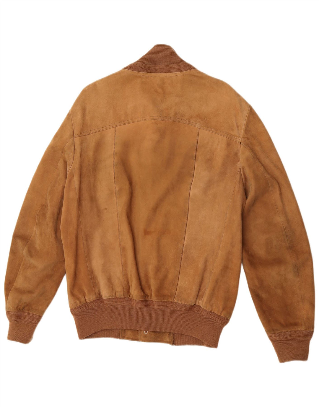 Vintage herre ruskind bomberjakke UK 38 medium brunt læder
