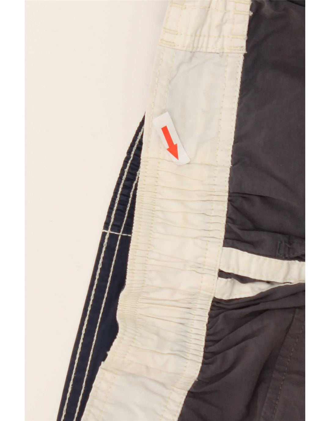 North Sails Badeshorts til mænd Small Navy Blue Colourblock Bomuld