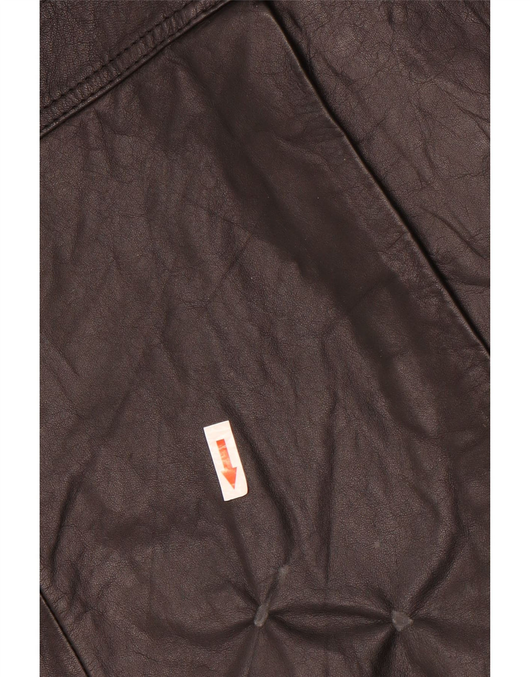 Vintage læderjakke til kvinder IT 42 Medium sort læder