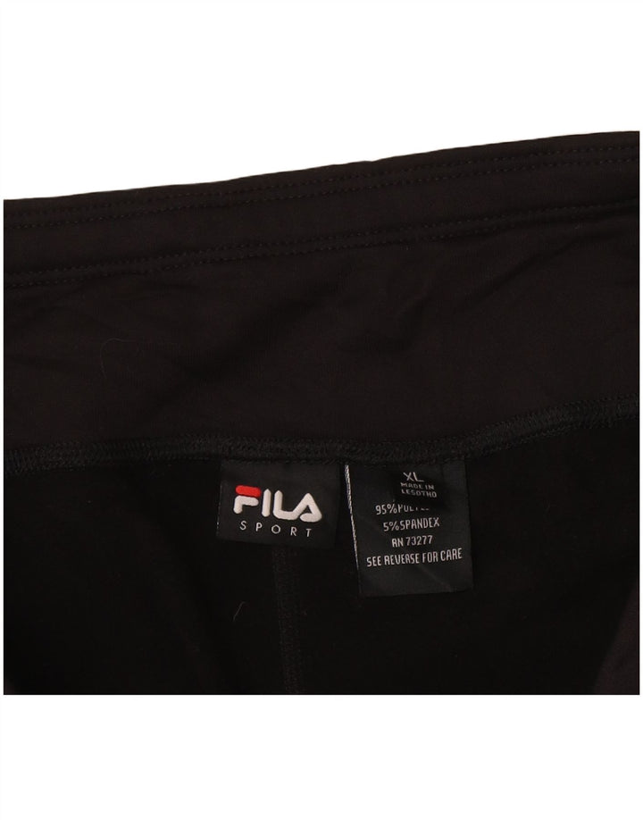 Fila Dame Leggings UK 18 XL Sort Polyester