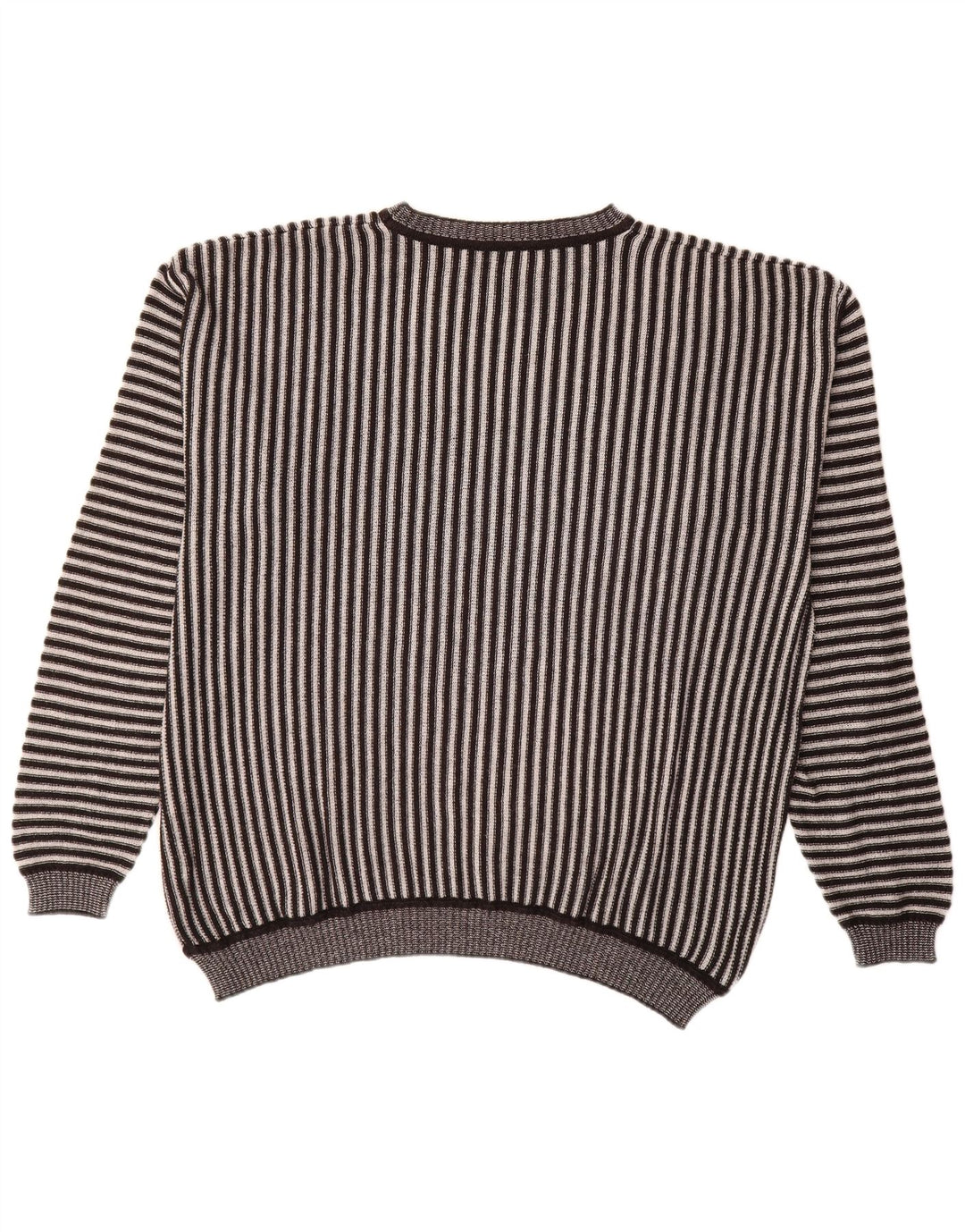 Alba Moda Herre Boat Neck Jumper Sweater XL Brun Stribet