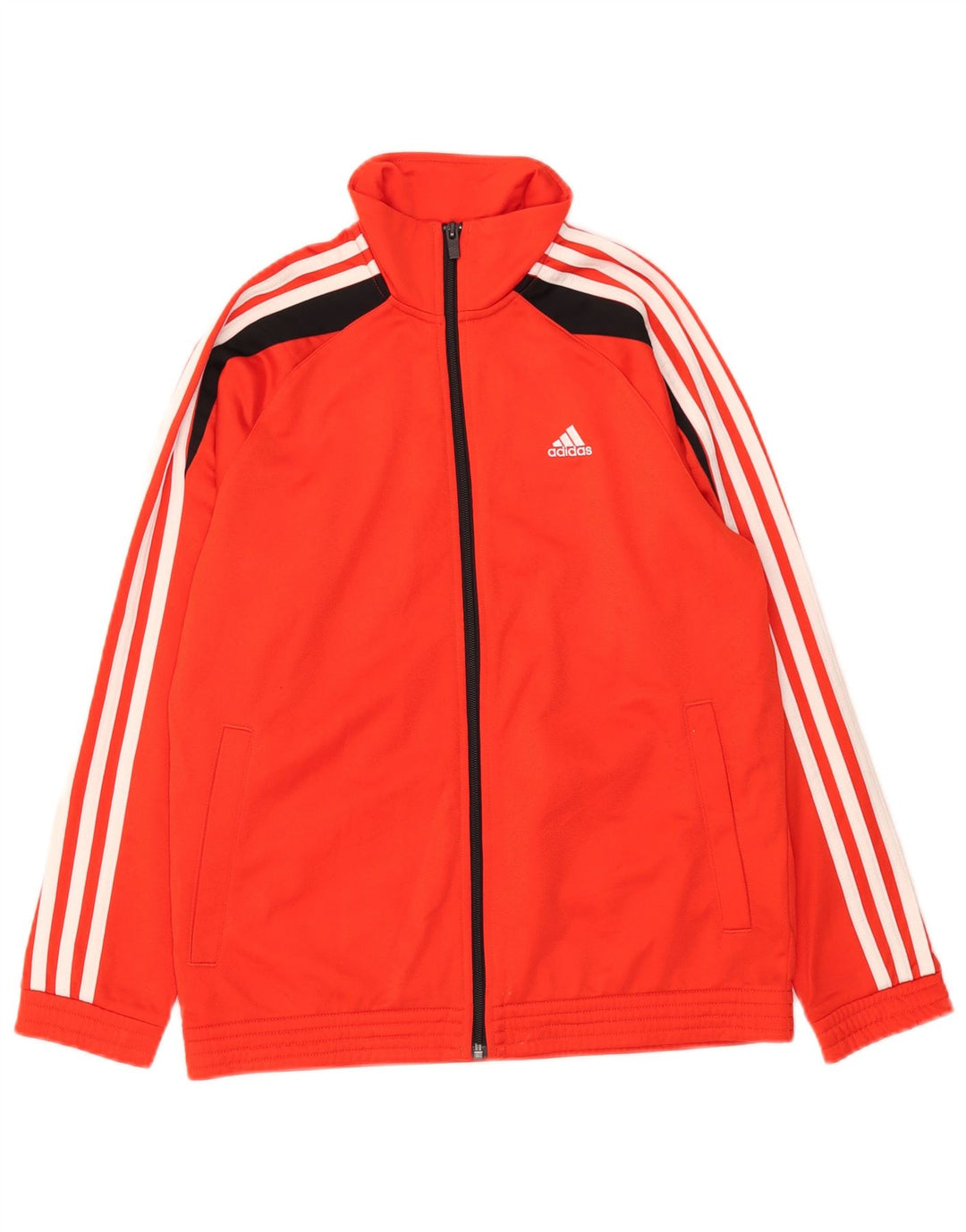 Adidas Pige Træningsdragt Topjakke 13-14 År Rød Polyester