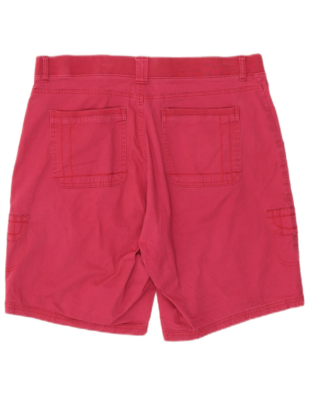 Lee Womens Relaxed Fit Cargo Shorts US 16 2XL W36 Pink Bomuld