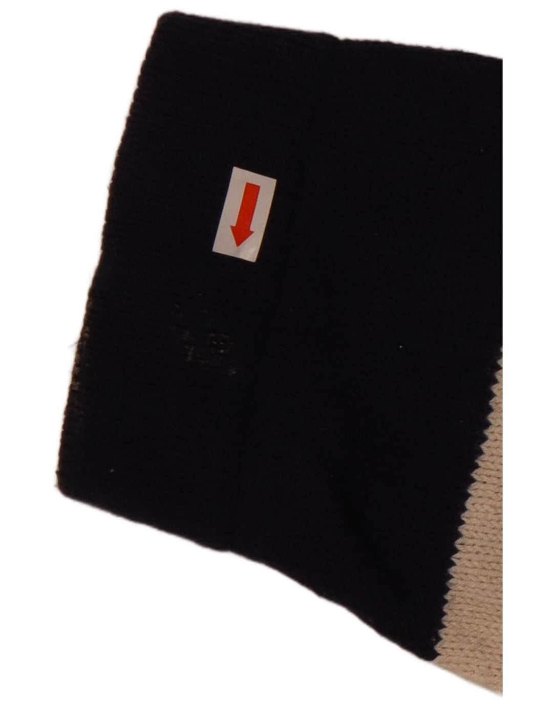 Massimo Dutti Herre Turtle Neck Jumper Sweater Stor Marineblå Bomuld