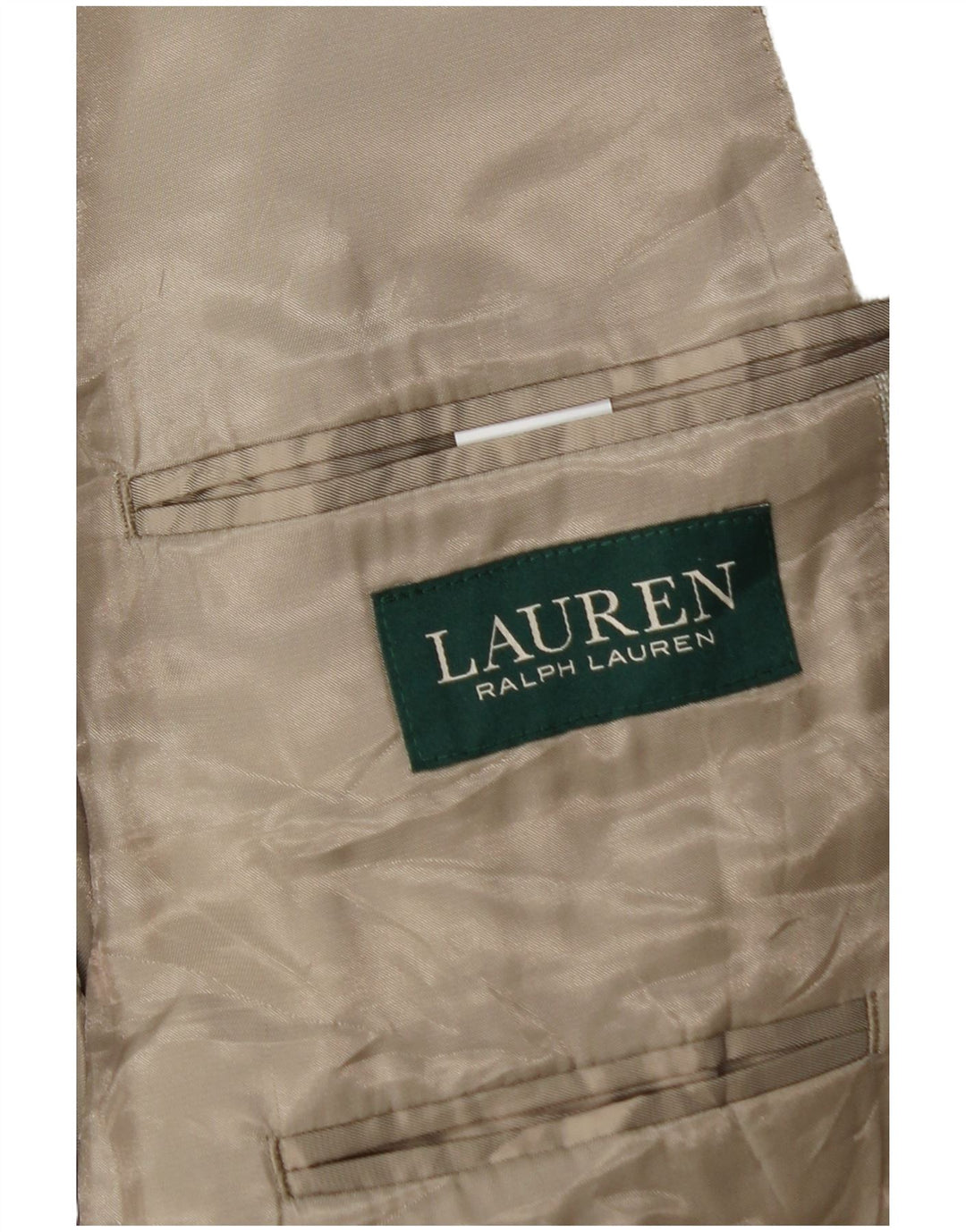 Ralph Lauren Herre 2 Button Blazer Jacket UK 46 2XL Grå Polyester