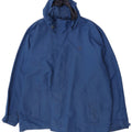 Mountain Essentials Regnjakke med hætte til mænd UK 46 3XL Blå Nylon