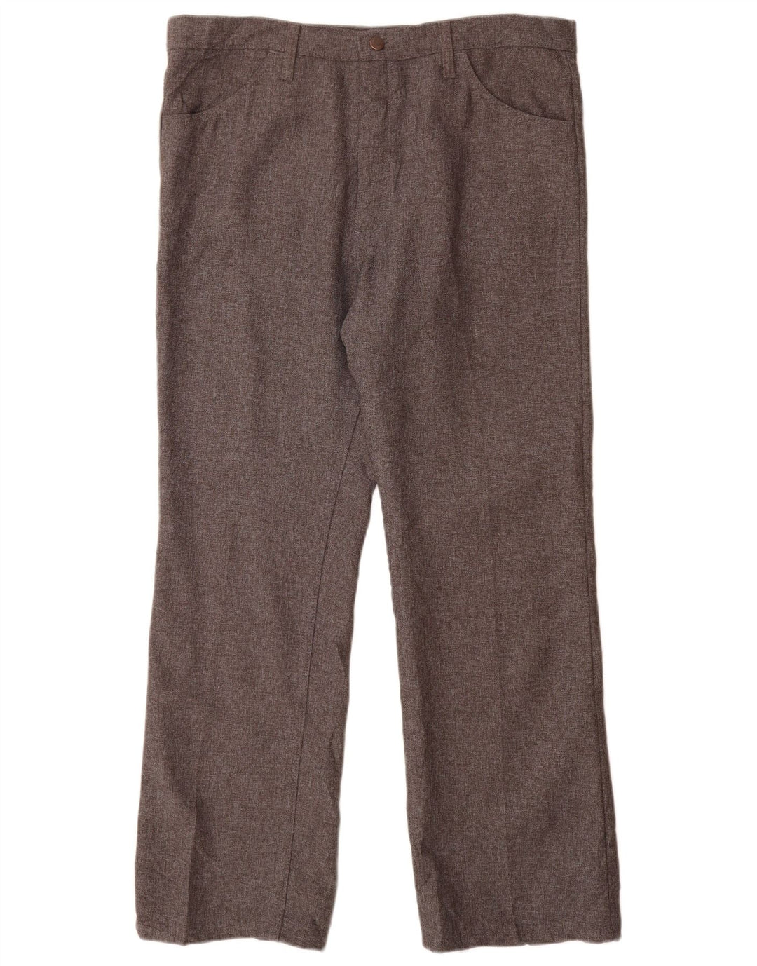 Wrangler Straight Casual Bukser til mænd W38 L30 Grå Polyester