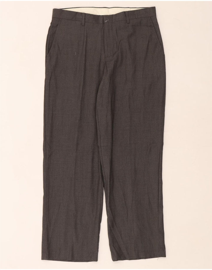 Chaps Boys Husky Straight Chino Bukser 13-14 år W30 L28 Grå Polyester