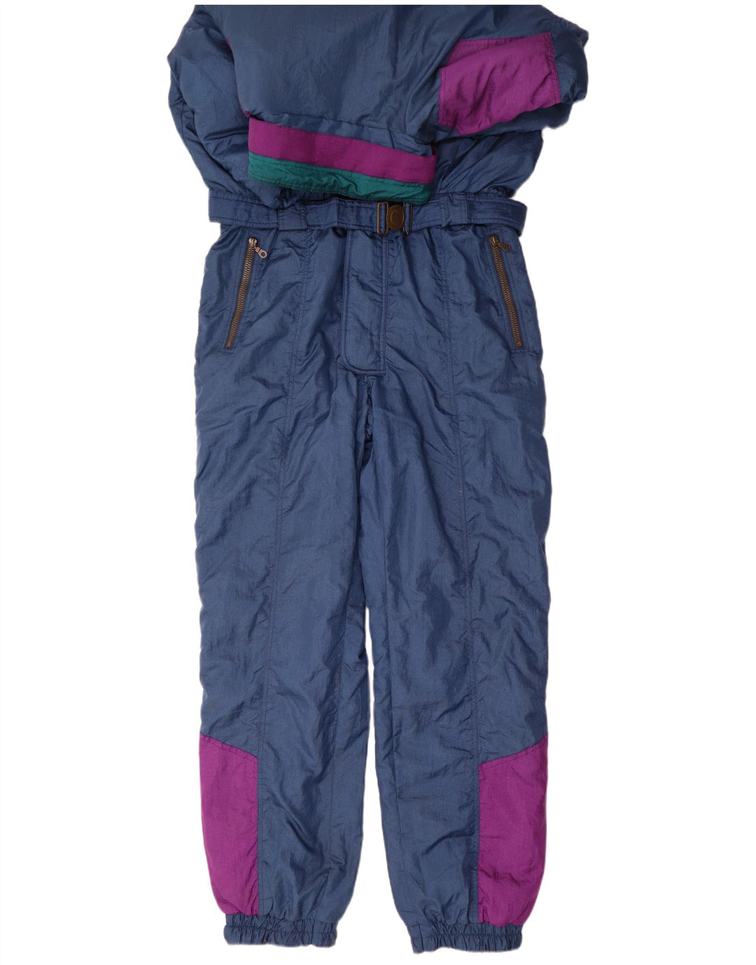Undskyld Herre Ski Jumpsuit IT 54 2XL Blå Colourblock Polyester