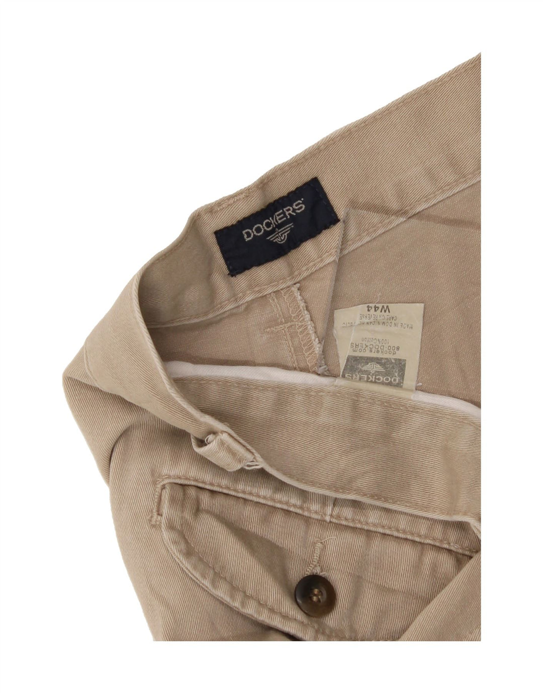 DOCKERS Mens Pegged Chino Shorts W44 2XL Beige Cotton Vintage Dockers and Second-Hand Dockers from Messina Hembry 