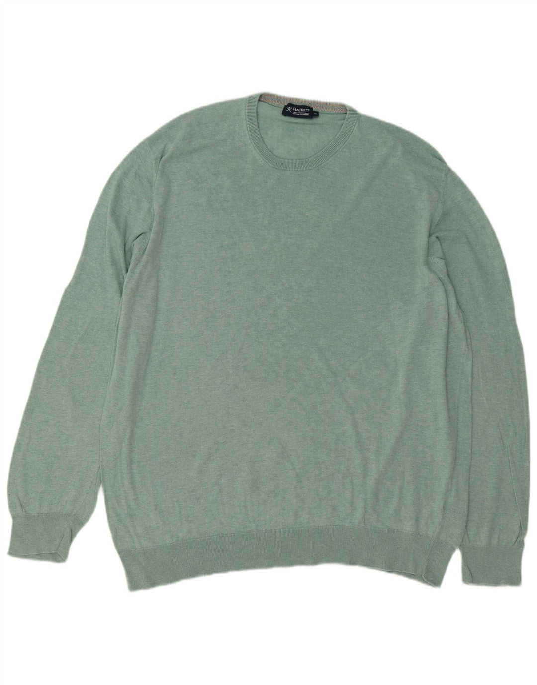 Hackett Herre sweater med rund hals 2XL grøn bomuld