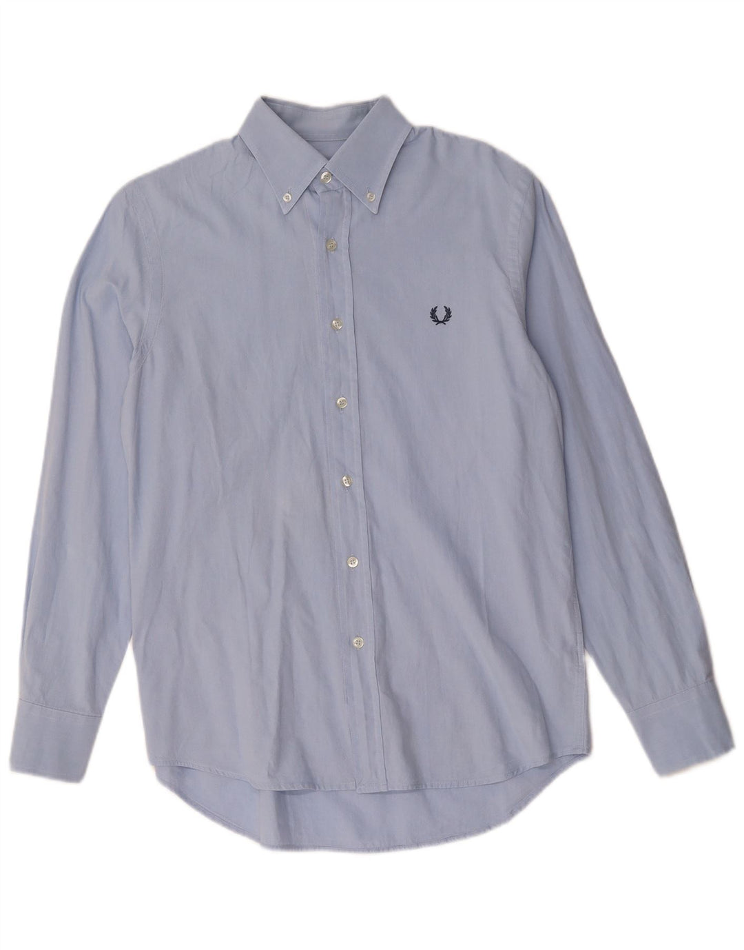 FRED PERRY Herre Slim Fit skjorte Medium Blue Cotton