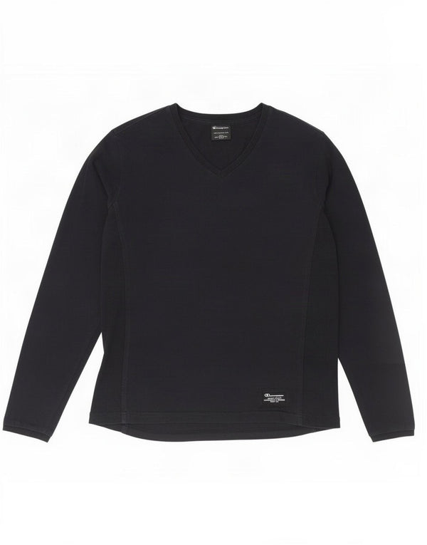 Champion Dame Top Langærmet UK 16 Large Navy Blue