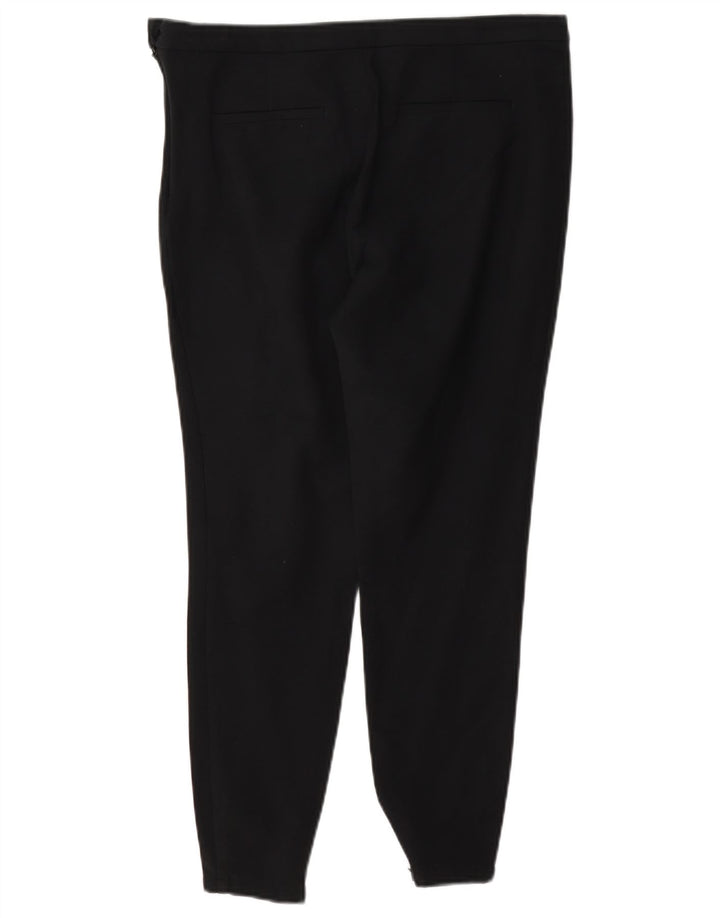 Massimo Dutti Dame Skinny Cropped Trousers EU 40 Medium W30 L24 Black