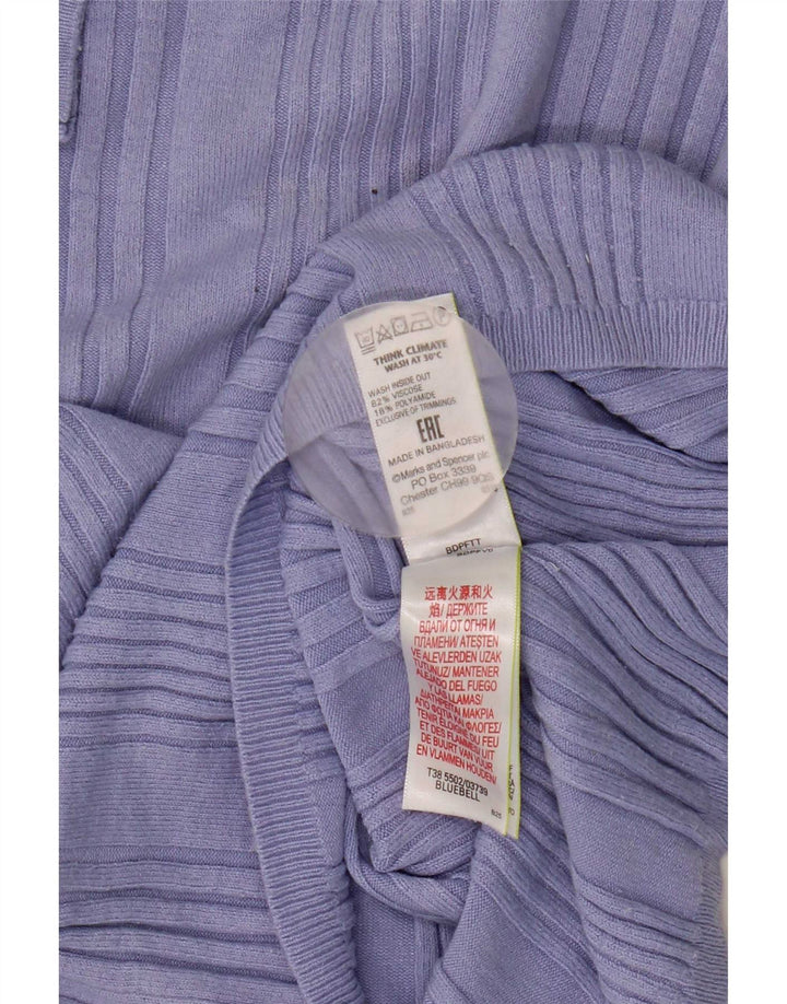 Marks & Spencer, kortærmet trøjetrøje til kvinder med rund hals, UK 14 Medium B