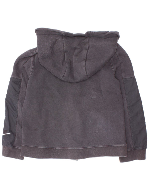 Nike Boys Standard Fit Hættetrøje med lynlås 6-7 år XS Sort bomuld