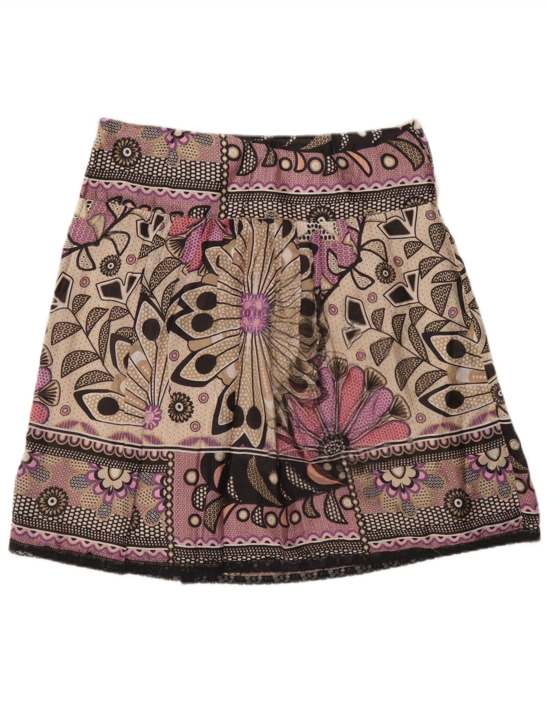 Marella Dame Mini Nederdel W32 Stor Flerfarvet Blomster