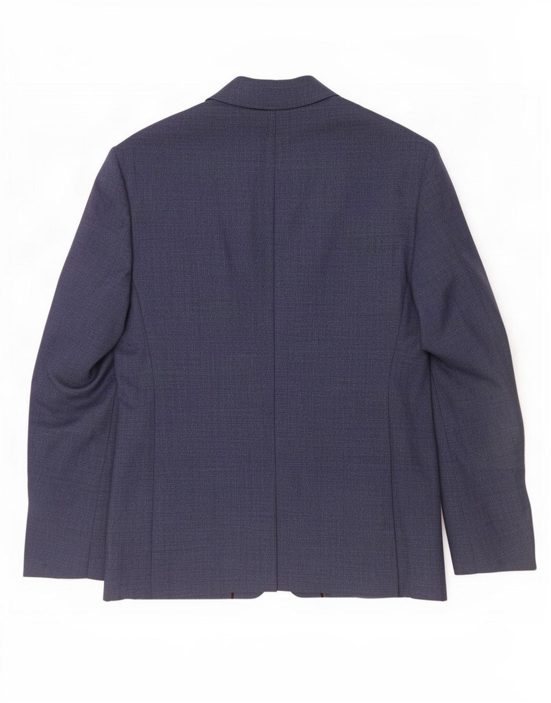 Zara Herre 2-knaps blazerjakke EU 52 Stor blå polyester