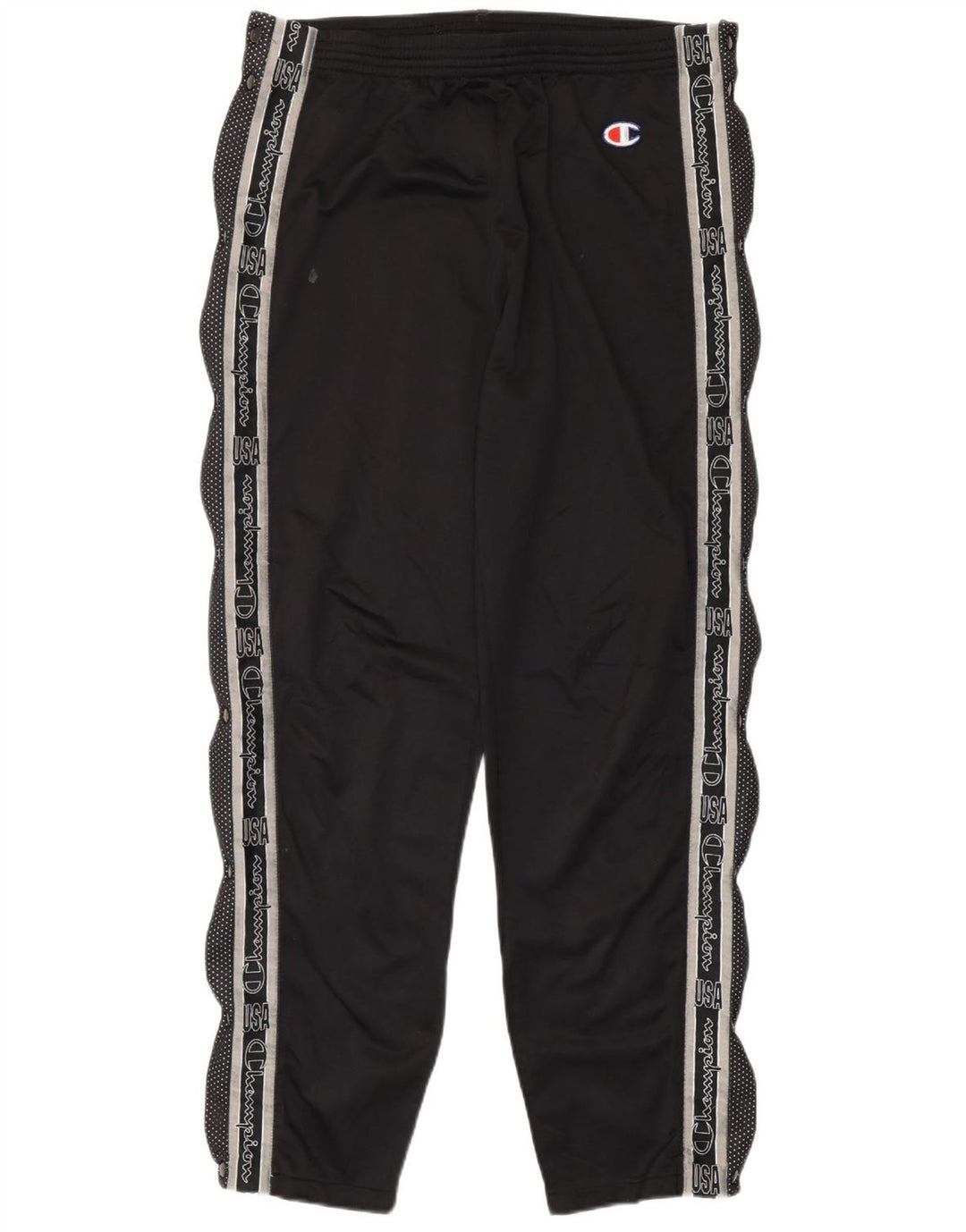 Champion Mens Graphic Tracksuit Trousers Large Black