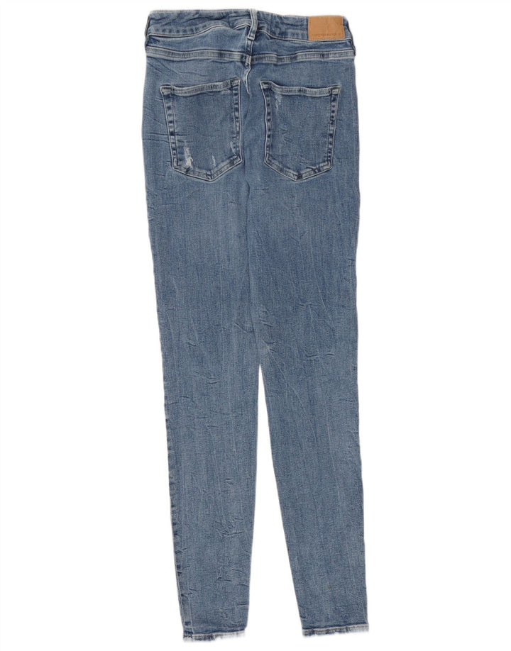 Superdry Distressed Skinny Jeans til kvinder W30 L29 Blå