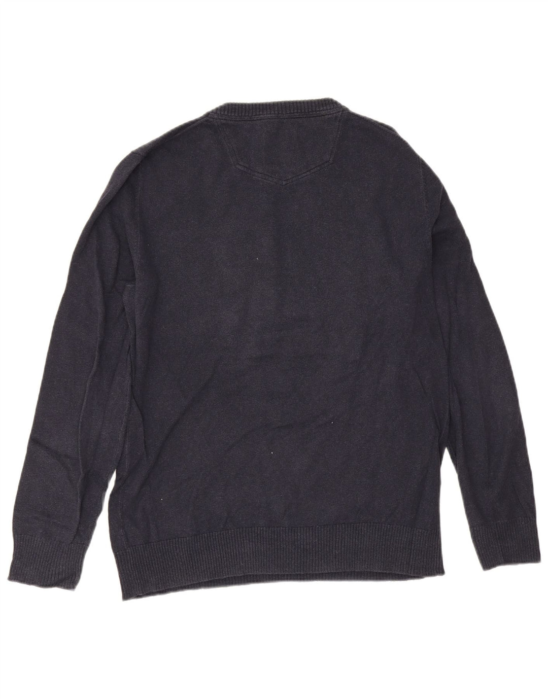 Fat Face Herre V-hals sweater Medium Marineblå Bomuld