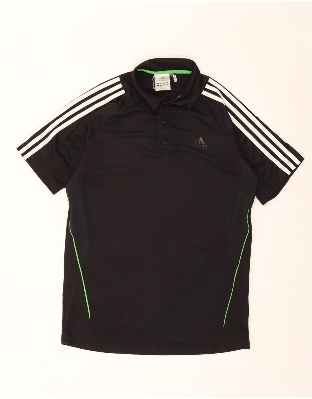 Adidas Herre Climalite Polo Shirt Medium Sort Polyester