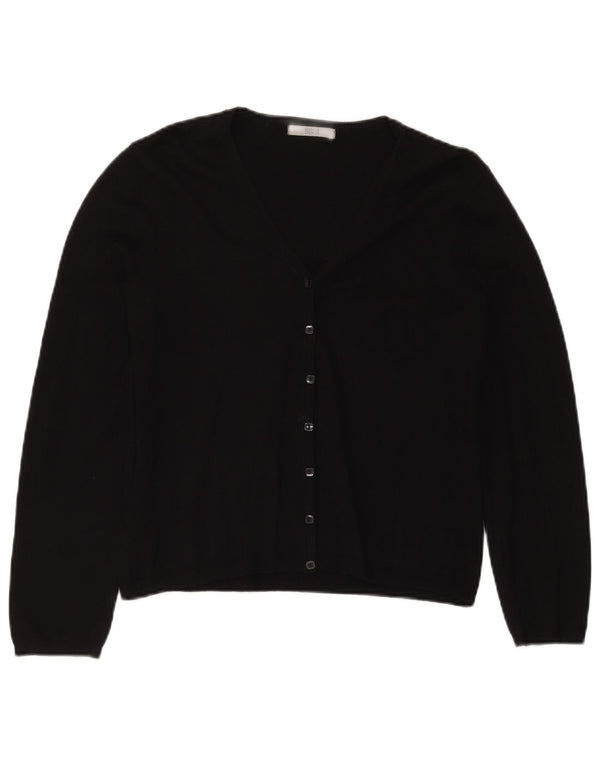 Marks & Spencer Womens Cardigan Sweater UK 14 Medium Black Viscose