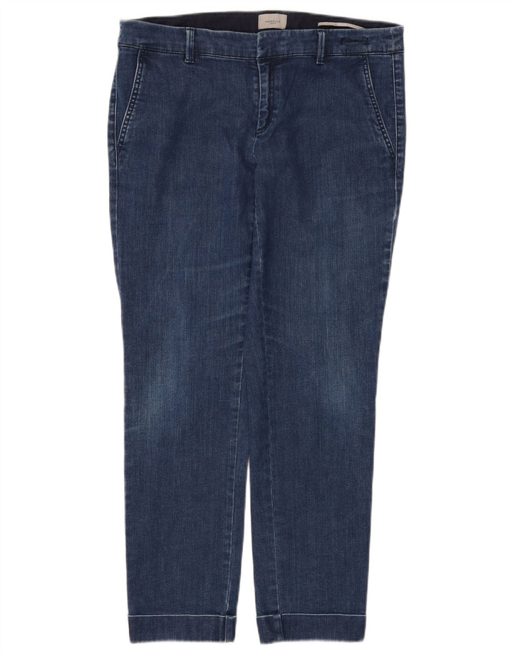 Marella Dame Slim Jeans UK 12 Medium W32 L27 Blå Bomuld