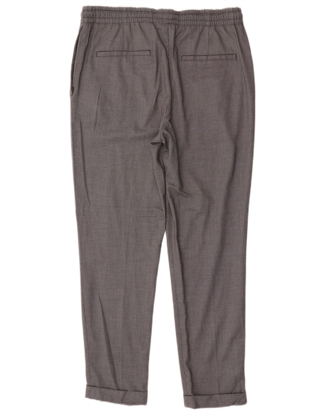 Zara Dame Slim Chino Bukser Large W32 L28 Grå Polyester