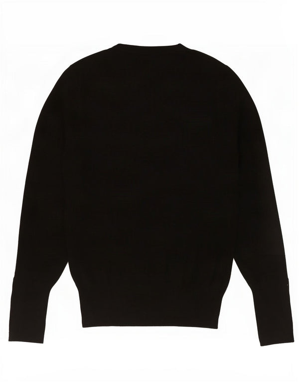 Zara Dame sweater med rund hals DK 10 Lille sort viskose
