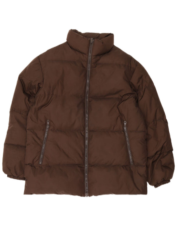Benetton Polstret Herrejakke UK 38 Medium Brun Polyamid