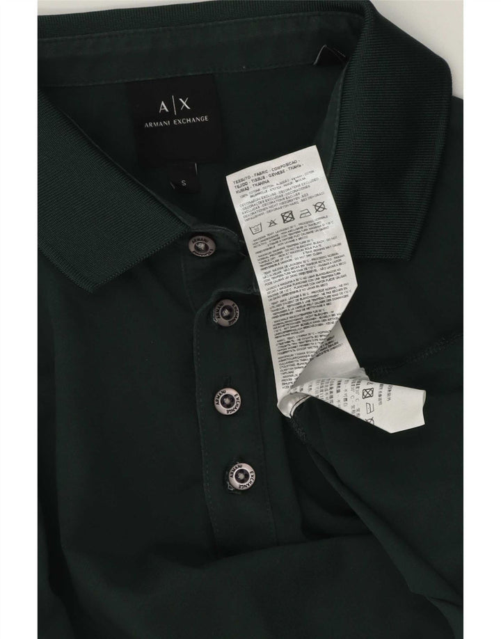 Armani Exchange Herre poloskjorte lille grøn bomuld