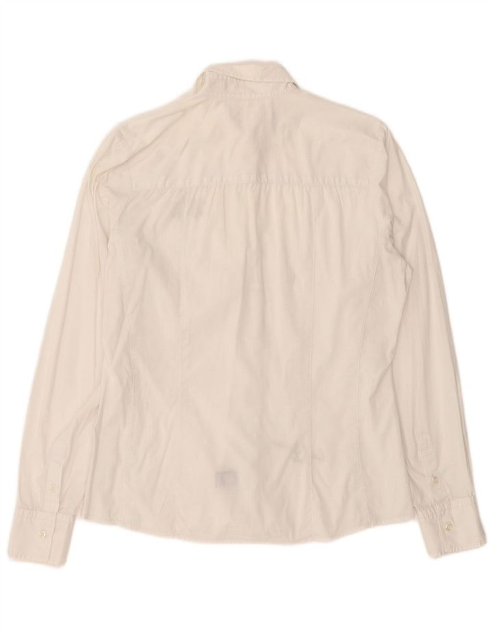 LA MARTINA Womens Graphic Shirt UK 14 Medium White