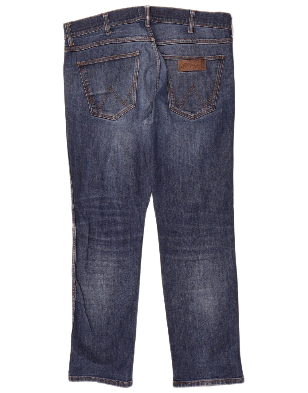 Wrangler Herre Greensboro Slim Jeans W33 L30 Marineblå polyester
