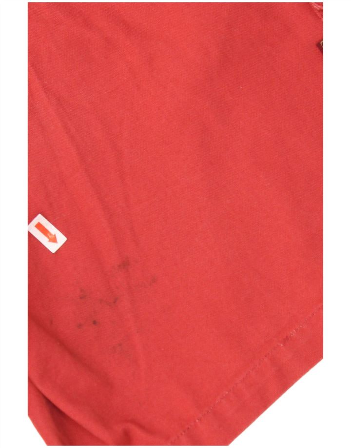 PYRAMID Dame Cargo Shorts IT 44 Medium W28 Rød Bomuld