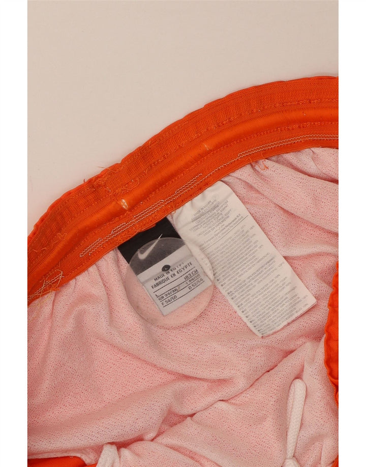Nike sportsshorts til mænd, store orange polyester