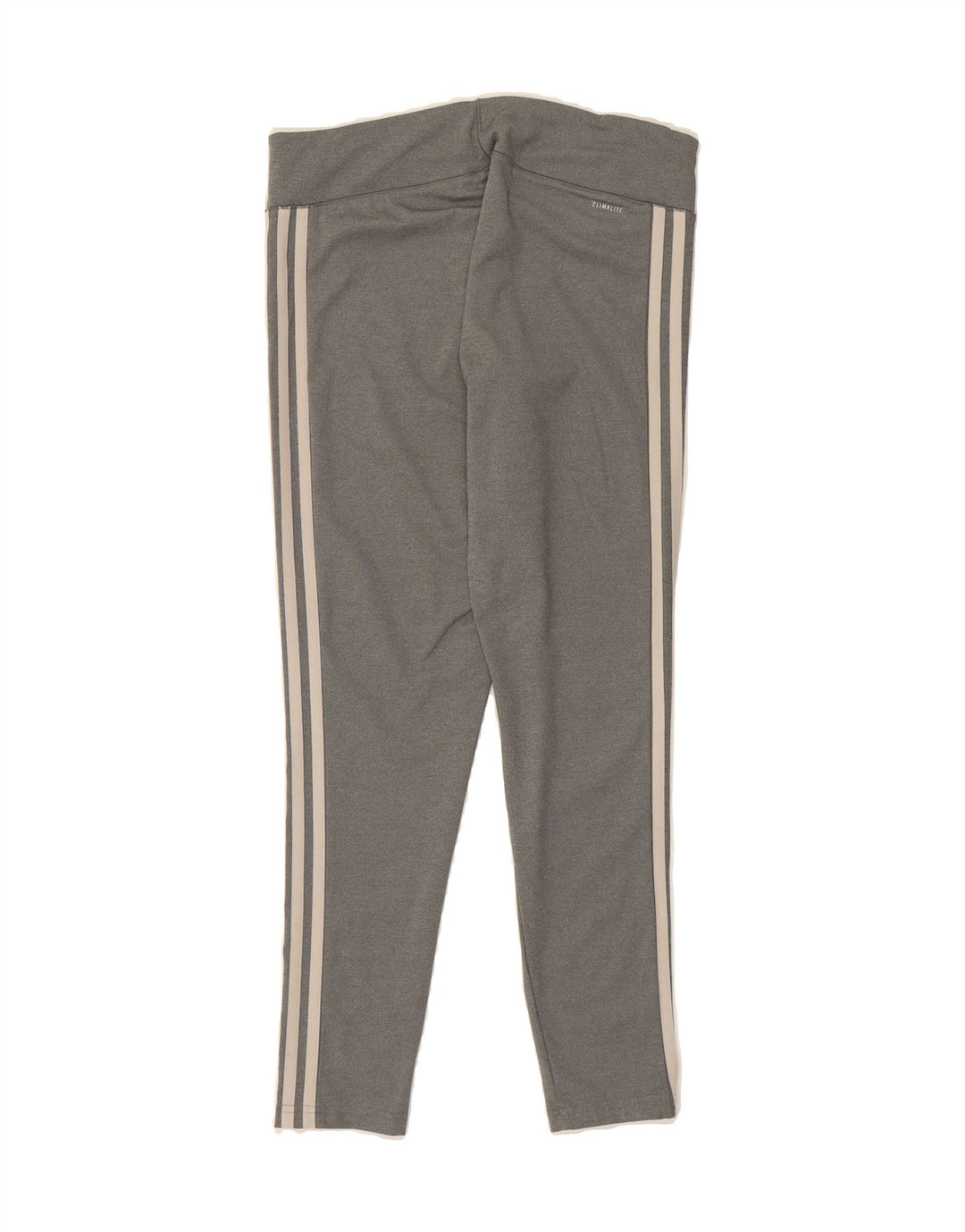 ADIDAS Womens Leggings UK 12/14 Medium  Grey Polyester Vintage Adidas and Second-Hand Adidas from Messina Hembry 