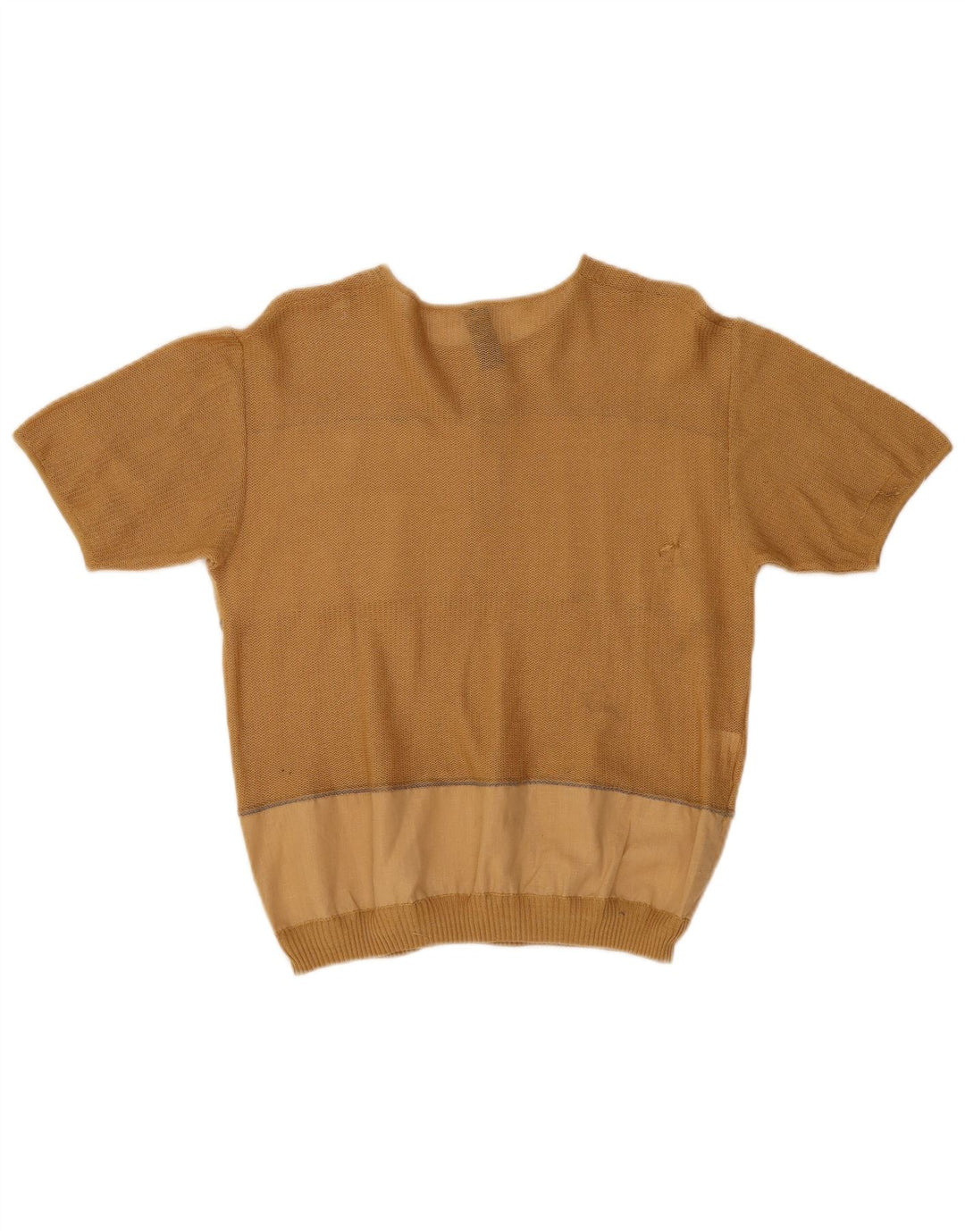 MODIGLIANI Dame sweater med rund hals IT 48 XL Beige Colourblock