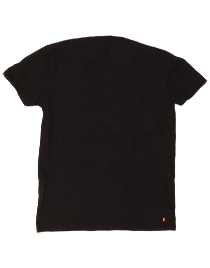 Superdry Slim Fit T-shirt top mellem sort bomuld til mænd
