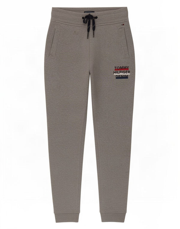 Tommy Hilfiger Træningsdragt til kvinder Joggers UK 6 XS Grå Bomuld