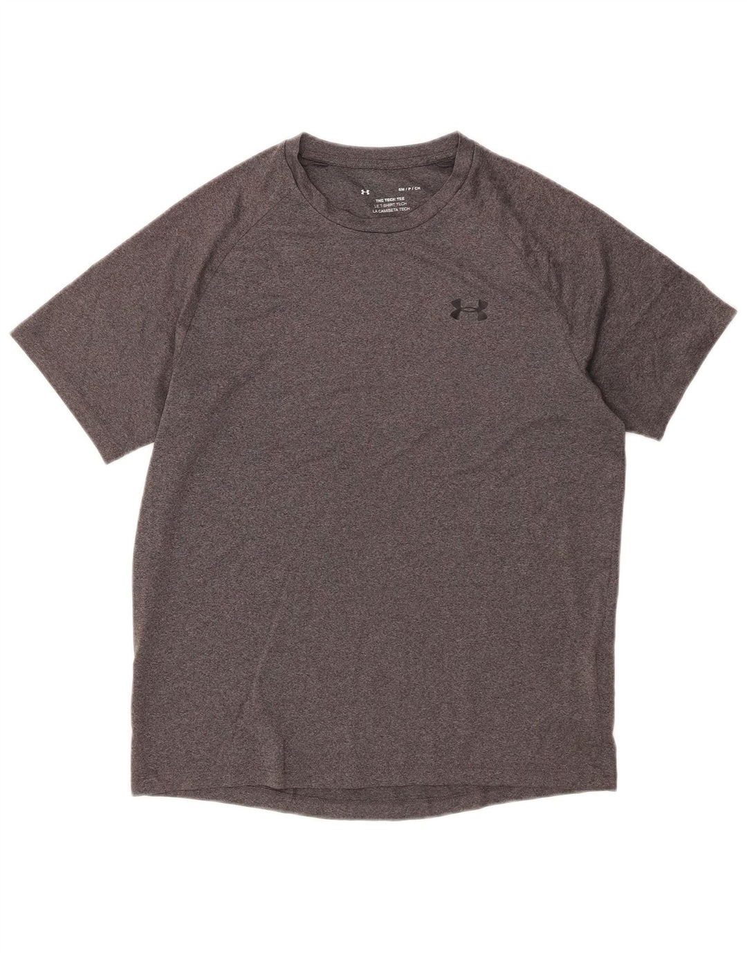 Under Armour Herre T-Shirt Top Lille Grå Polyester